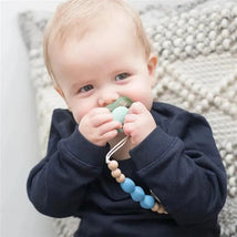 Bella Tunno Blue Pacifier Clip Image 2