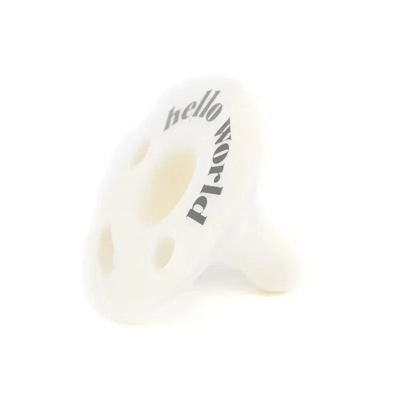 Bella Tunno - Hello World Pacifier, White Image 4