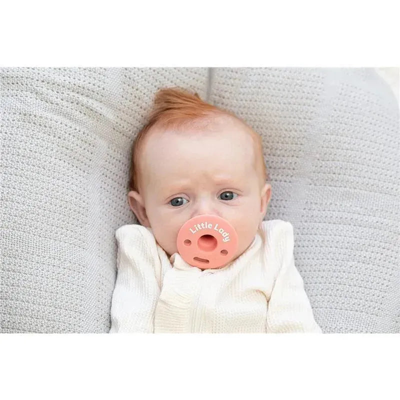 Bella Tunno - Little Lady Bubbi Pacifier, Light Pink Image 2