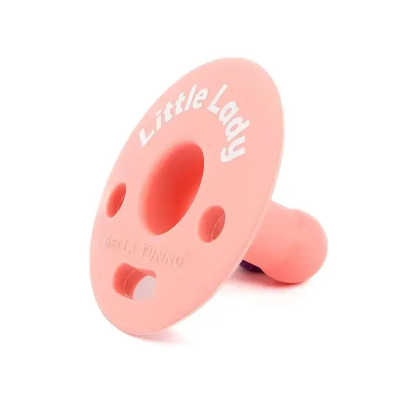 Bella Tunno - Little Lady Bubbi Pacifier, Light Pink Image 4