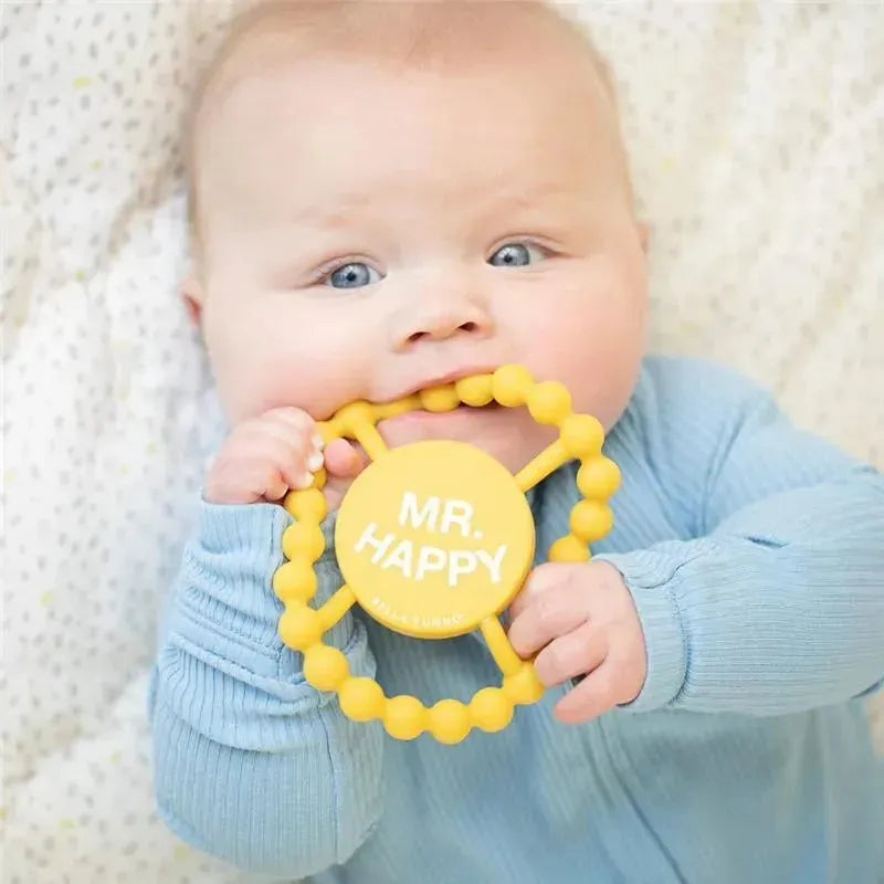 Bella Tunno - Mr Happy Teether, Yellow Image 2
