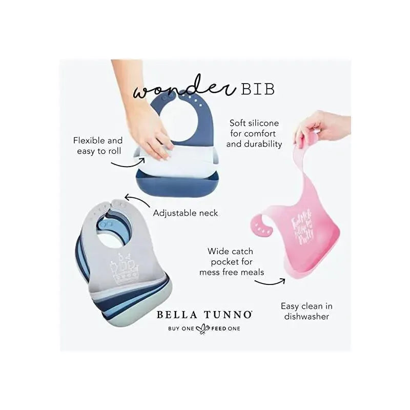 Bella Tunno - Mr Nice Guy Wonder Bib, Blue Image 3