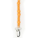 Bella Tunno Silicone Beaded Pacifier Clip- mango Image 2