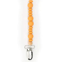 Bella Tunno Silicone Beaded Pacifier Clip- mango Image 2