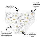 Bellabu Bear - Girl's Bamboo Underwear 7-Pack, 2/3T Image 2