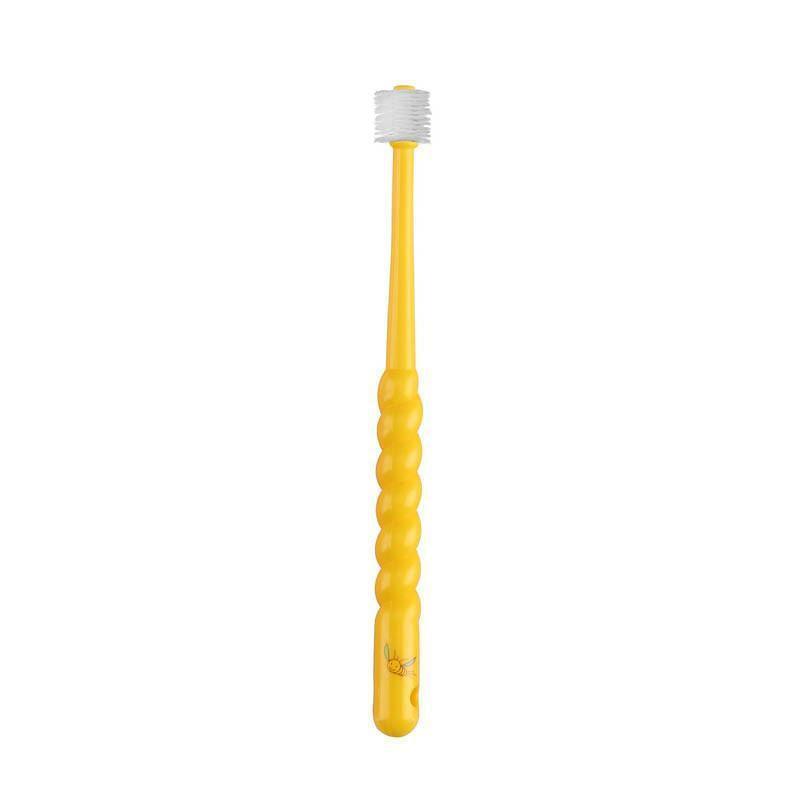 Beloved Baby - Cylinder Toothbrush, Yellow 2Y + Image 1