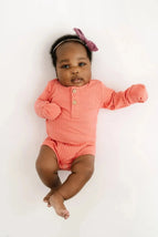 Berry Ribbed Bodysuit - MacroBaby