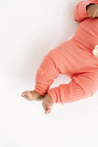 Berry Ribbed Joggers - MacroBaby