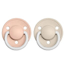 BIBS - 2Pk De Lux Blush Night/Vanilla Night Premium Pacifier, One Size Image 2