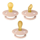 Bibs - Pacifiers 0-6 Months, 3-Pack Soothers, BPA-Free Symmetrical Nipple, Blush Image 3