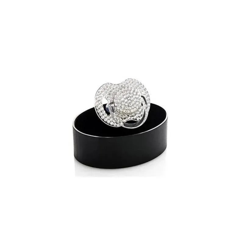 Bling Swarosvski Crystal Pacifier Crystal Clear - 0-6M Image 1