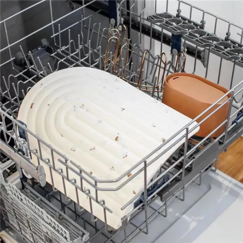 Boon - ARC Silicone Baby Bottle Drying Rack, Boho Beige Image 3