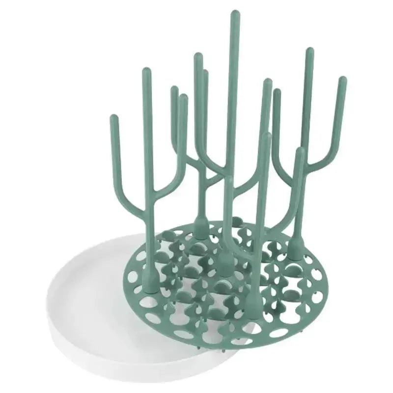 Boon - Desert Baby Bottle Drying Rack, Green Image 2