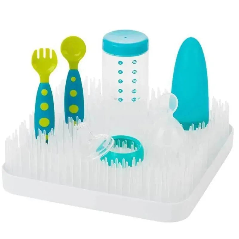 Boon Grass Countertop Drying Rack for Baby Bottles and Pacifiers, Winter White Image 1