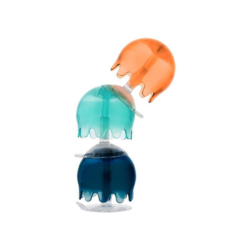 Boon - Jellies Kids Bath Toy, Navy and Coral Image 4