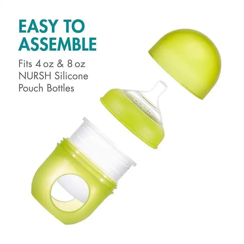 Boon NURSH 3-Pack Standard-Neck Fast-Flow Nipples, Clear Image 4