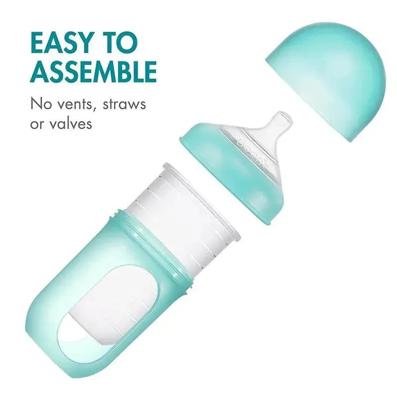 Boon - Nursh 8Oz Bottle 3Pk, Blue Multi Stage 2 Image 3