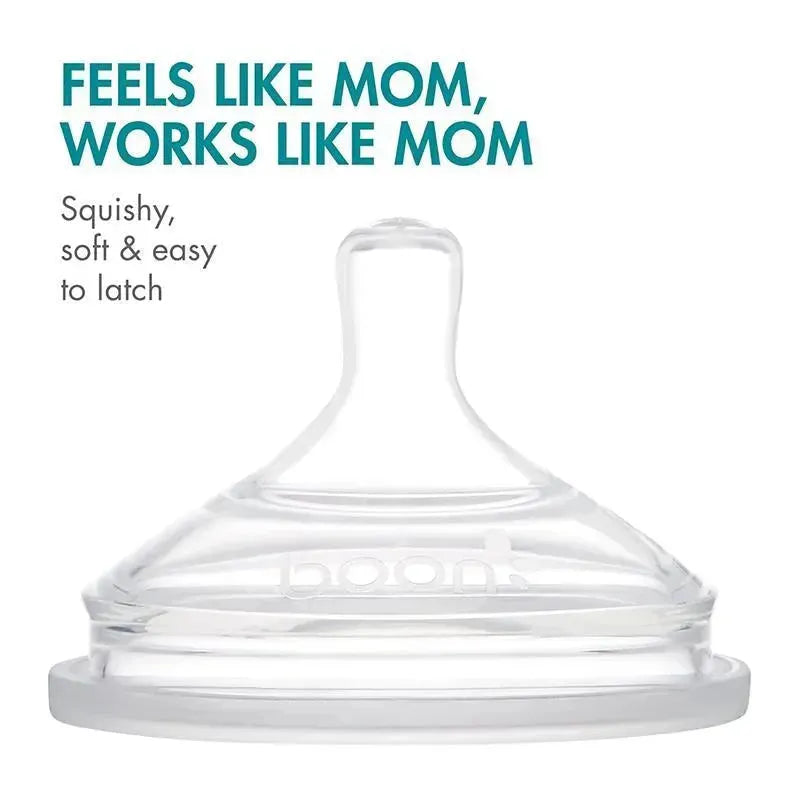 Boon - Nursh 8Oz Bottle 3Pk, Blue Multi Stage 2 Image 5
