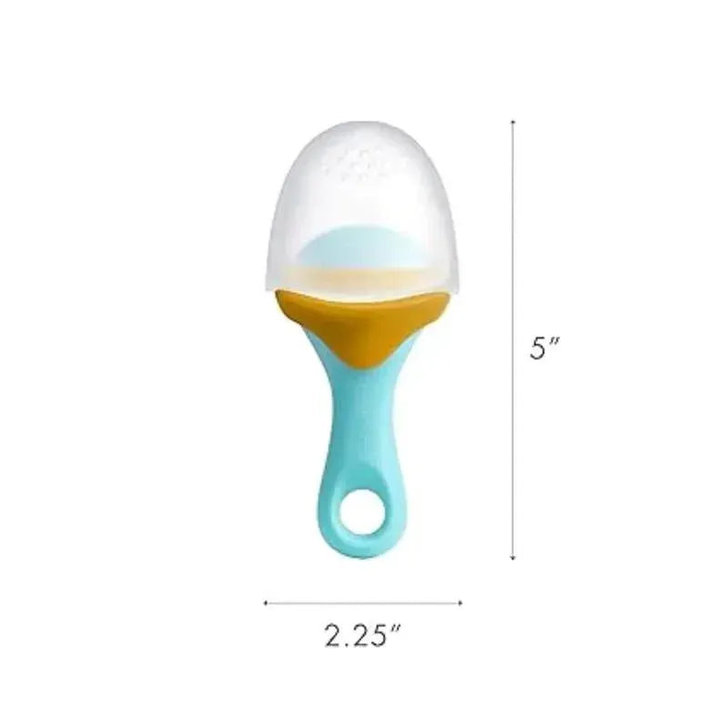 Boon - Pulp Silicone Baby Feeder - 2 Pack, Blue & Green Image 3