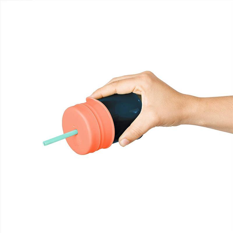 Boon Snug Straw Universal Silicone Straw Lids & Cup Image 4