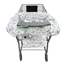 Boppy Luxe Shopping Cart and High Chair Cover - Gray Green Koalas & Leaves Image 1