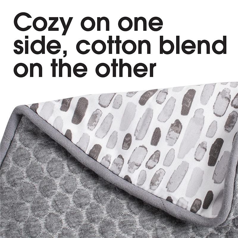 Boppy - Luxe Slipcovered Pillows Gray Brushstroke Pennydot Image 3