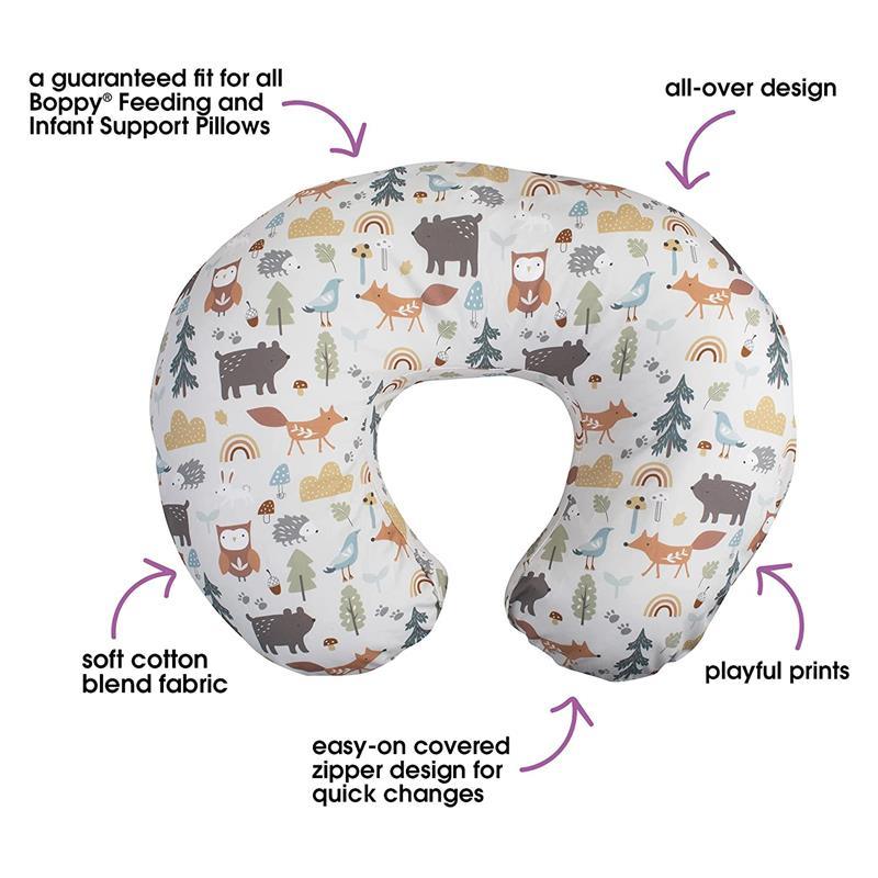 Boppy - Nursing Pillow Cover, Spice Woodland Image 4