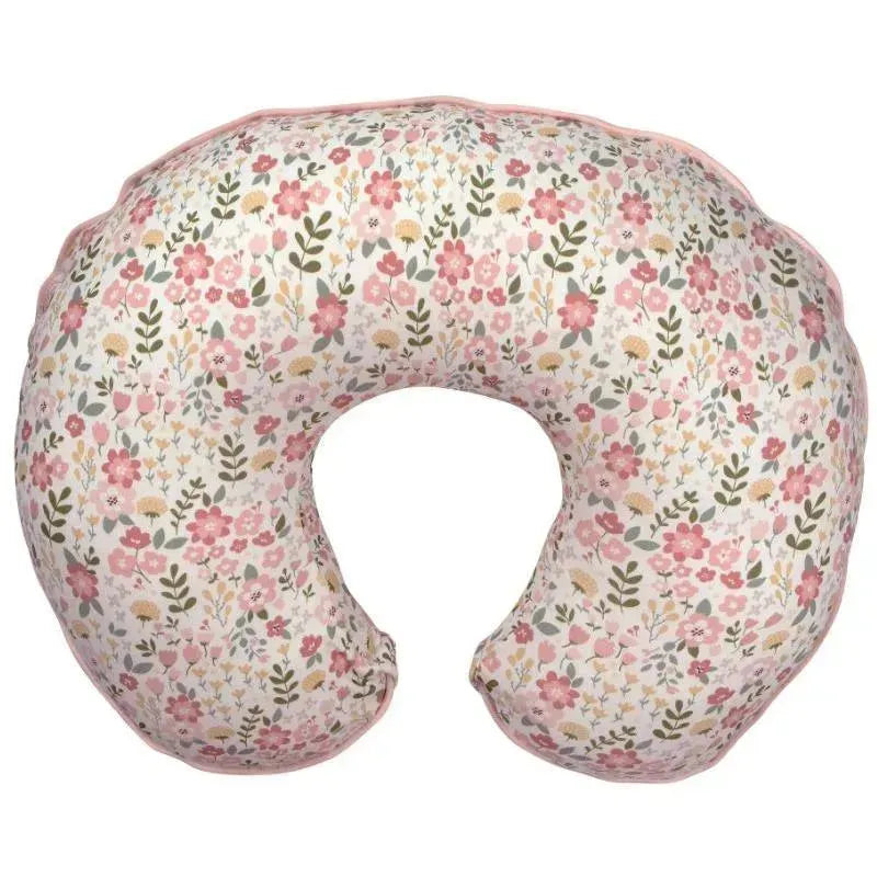 Boppy Pillow Slipcover Organic Cotton, Blush Cottage Garden Image 1