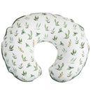 Boppy - Pillow Slipcover Organic Cotton, Green Little Leaves Image 1