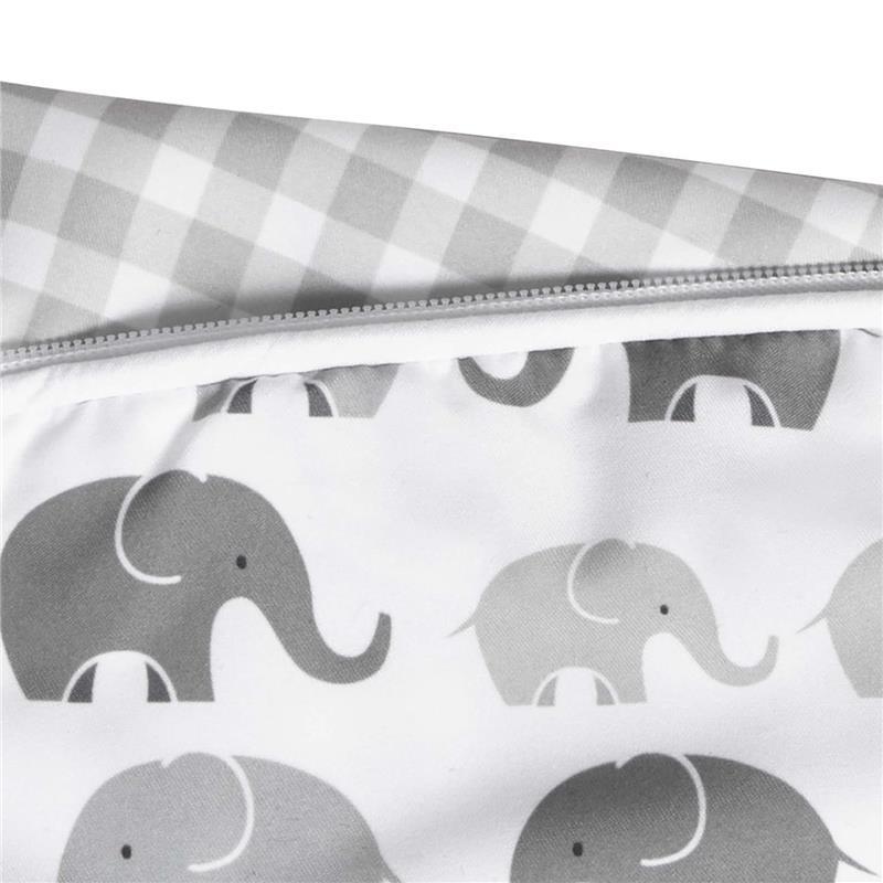 Boppy - Nursing Pillow Quick-Dry Gray Elephant Cover Image 6