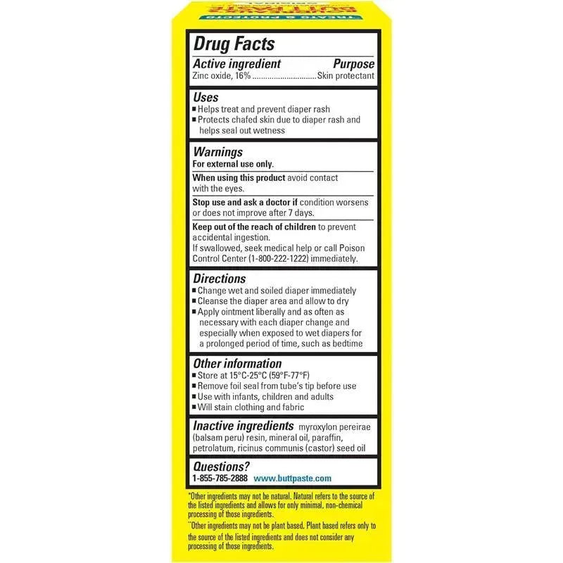Boudreaux's Baby Butt Paste Original Diaper Rash Cream | Baby Ointment | 2 Oz.Tube Image 6