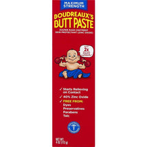 Boudreaux's Butt Paste Diaper Rash Ointment | Maximum Strength | 4 oz. Tube Image 1