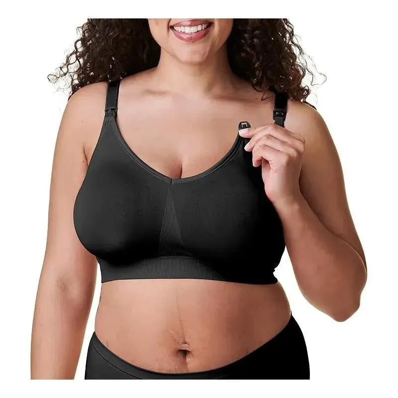 Bravado - Body Silk Seamless Nursing, Black, Medium Image 1