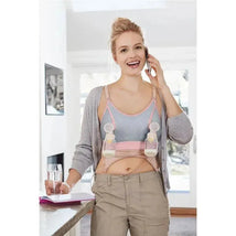 Bravado Designs Clip and Pump Hands-Free Nursing Bra Accessory, Dove Heather - THE BREAST PUMP IS NOT INCLUDED Image 5