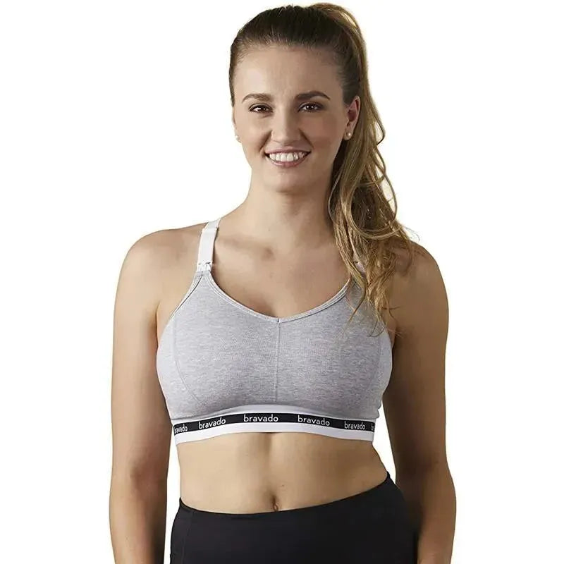 Bravado Original Full Cup Nursing Bra, Dove Heather Image 3