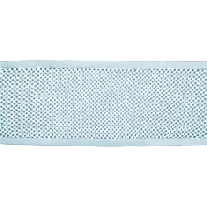 BreathableBaby - Classic Breathable Mesh Crib Liner, Light Blue Image 3