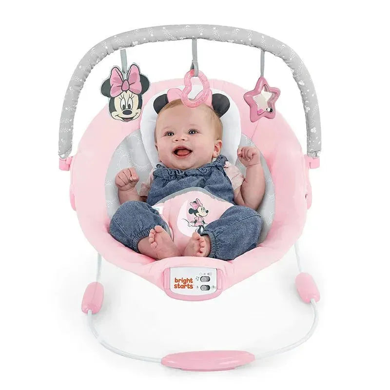 Bright Starts - Bebé Disney Minnie Mouse Rosy Skies Hamaca Rosa