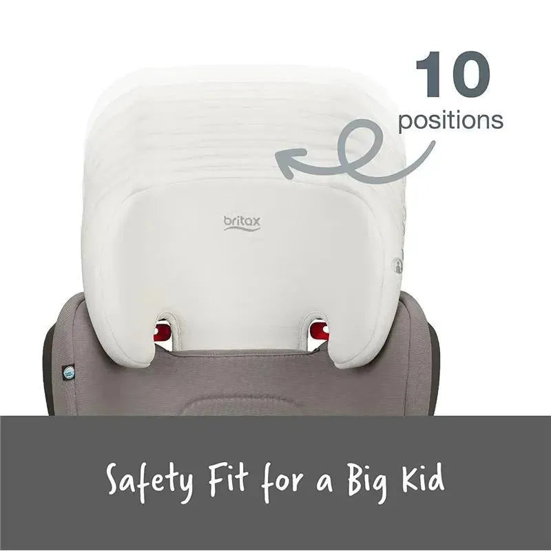 Britax - Highpoint 2-Stage Belt Positioning Booster Car Seat, Gray Ombre Image 6