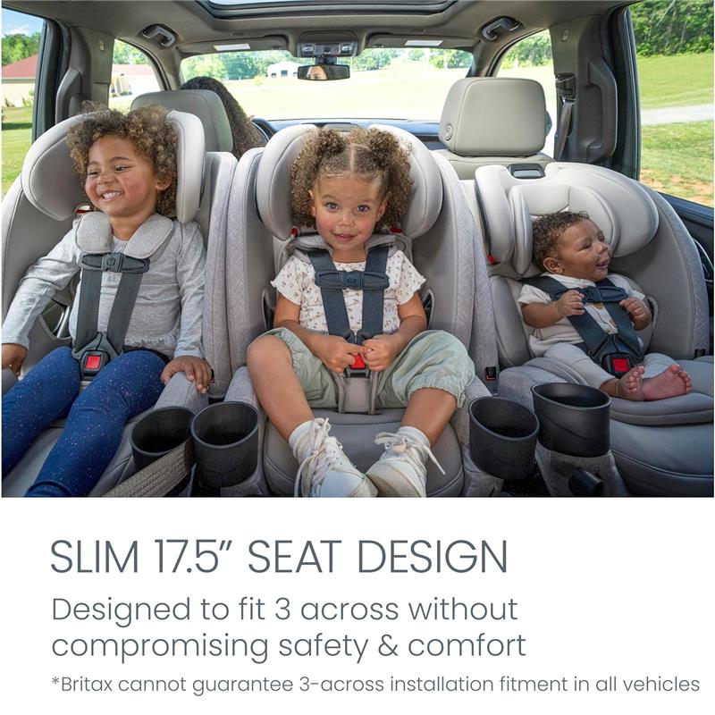 Britax - One4life® Slim All-In-One Car Seat, Mineral Gray Image 3