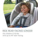 Britax - One4life® Slim All-In-One Car Seat, Mineral Gray Image 7