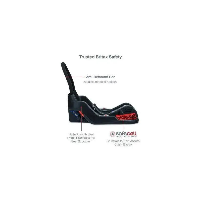 Britax - Travel System B-Free Premium & B-Safe Gen2 FlexFit Plus, Black Image 4