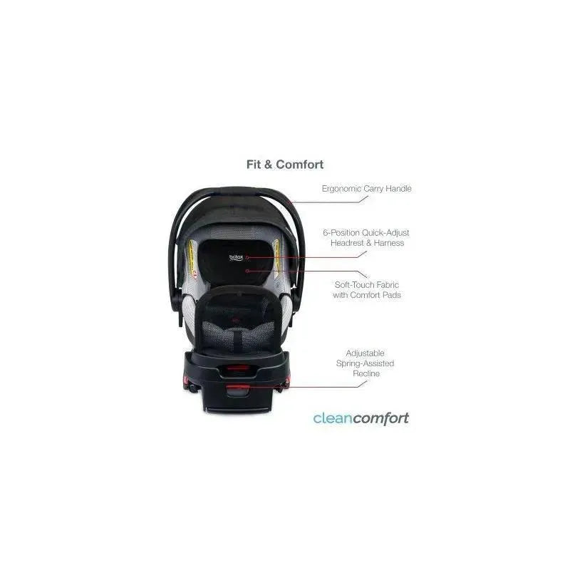 Britax - Travel System B-Free Premium & B-Safe Gen2 FlexFit Plus, Black Image 5