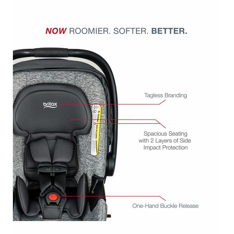 Britax Travel System, B-Free Sport, B-Safe Gen2 Flexfit Plus Us - Asher - Baby Stroller Image 7