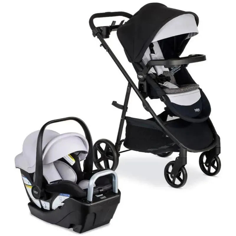 Britax - Travel System Willow Brook S+, Alpine Base, Glacier Onyx, Us Image 1