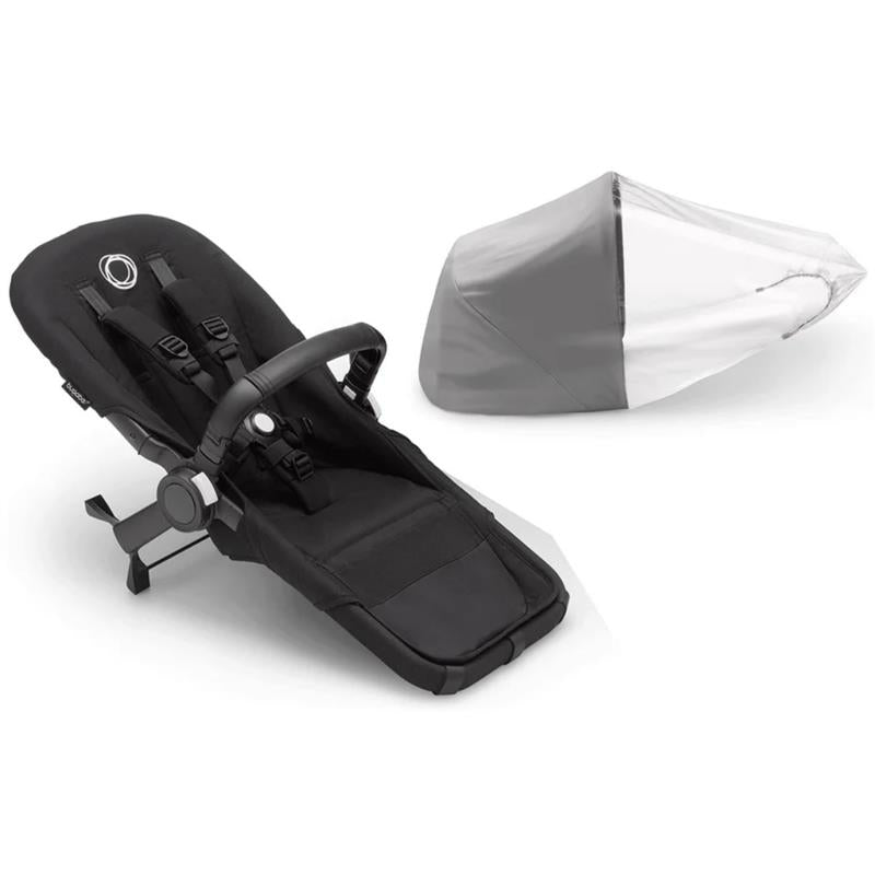 Bugaboo | Donkey 5 Duo Extension Set, Midnight Black Image 1