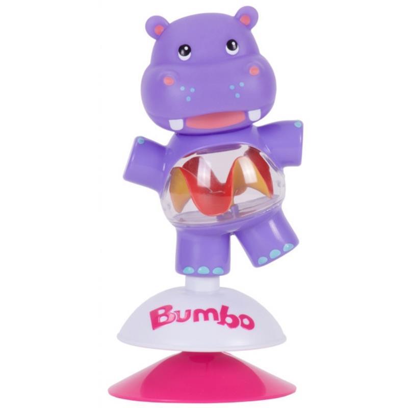 Bumbo - Hildi The Hippo Suction Toy, Purple Image 1