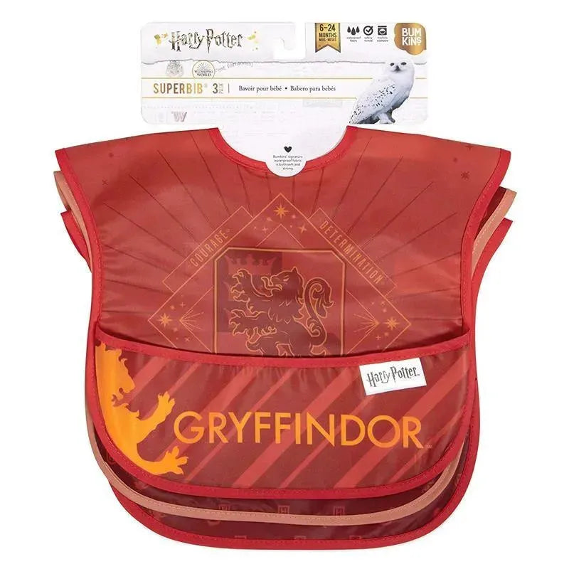 Bumkins 19 - Harry Potter Superbib 3 Pack, Gryffindor Image 5