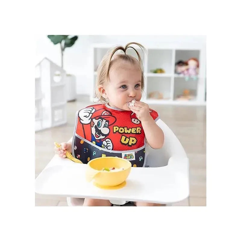 Bumkins - 3Pk Superbib Super Mario Power-Up Image 5