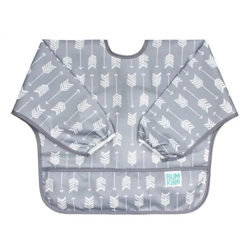 Bumkins Baby Toddler Bib, Waterproof Sleeved Bib, Arrow Image 1