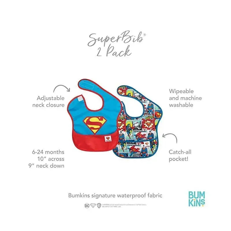 Bumkins - 2Pk Dc Comics Superbib Superman Image 4